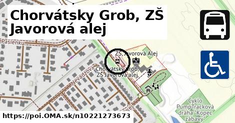 Chorvátsky Grob, ZŠ Javorová alej