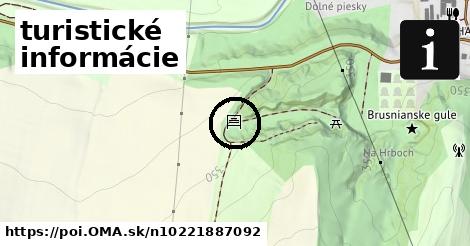 turistické informácie