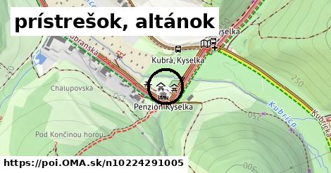 prístrešok, altánok