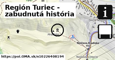 Región Turiec - zabudnutá história