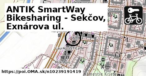 ANTIK SmartWay Bikesharing - Sekčov, Exnárova ul.