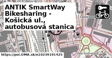 ANTIK SmartWay Bikesharing - Košická ul., autobusová stanica