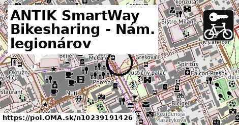 ANTIK SmartWay Bikesharing - Nám. legionárov