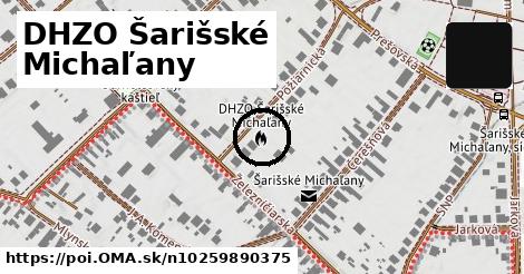 DHZO Šarišské Michaľany