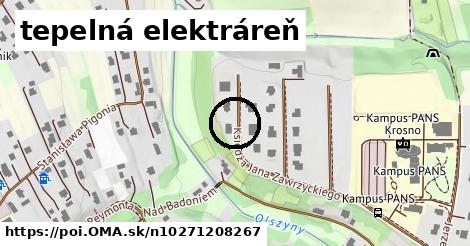 tepelná elektráreň