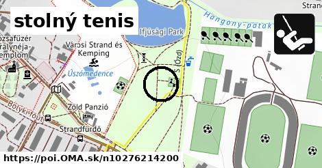 stolný tenis