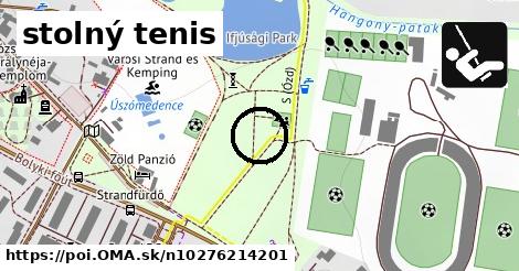 stolný tenis