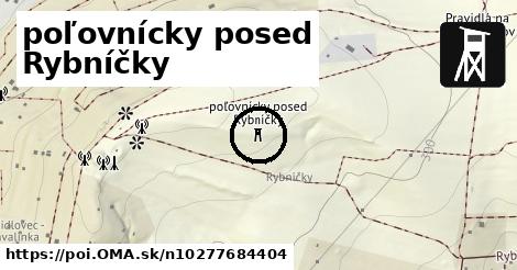 poľovnícky posed Rybníčky