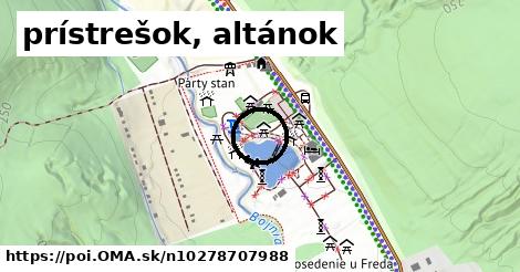 prístrešok, altánok