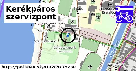 Kerékpáros szervizpont