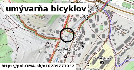 umývarňa bicyklov