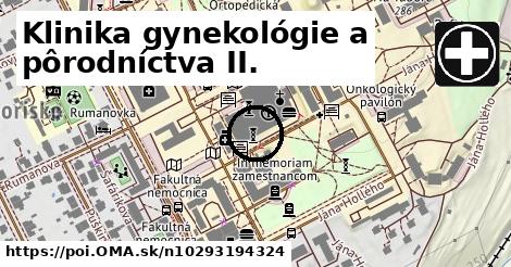Klinika gynekológie a pôrodníctva II.