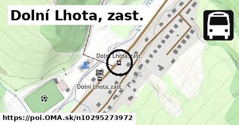 Dolní Lhota, zast.