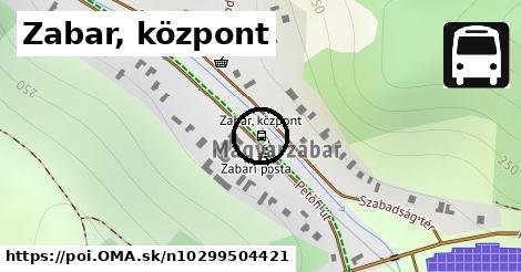 Zabar, központ