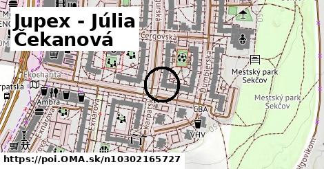 Jupex - Júlia Čekanová