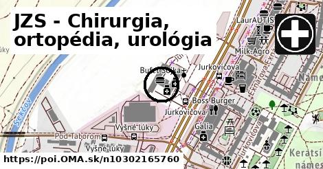 JZS - Chirurgia, ortopédia, urológia