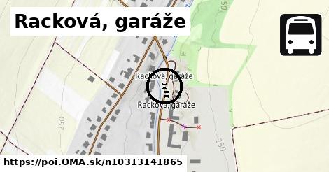 Racková, garáže