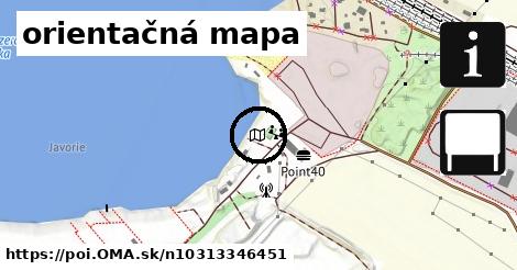 orientačná mapa