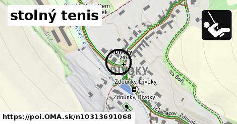 stolný tenis