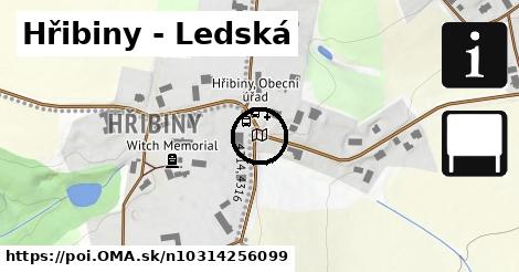 Hřibiny - Ledská