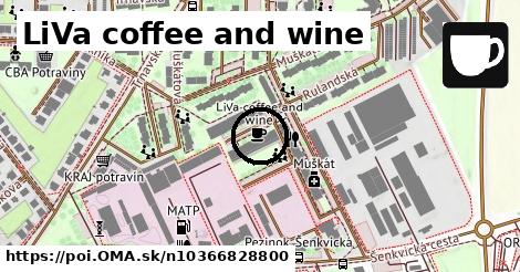 LiVa coffee and wine