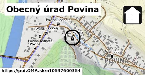 Obecný úrad Povina