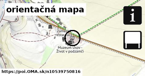 orientačná mapa