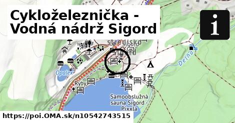 Cykloželeznička - Vodná nádrž Sigord