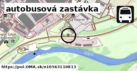 autobusová zastávka