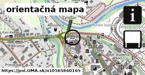 orientačná mapa