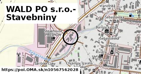 WALD PO s.r.o.- Stavebniny