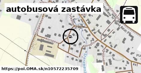 autobusová zastávka