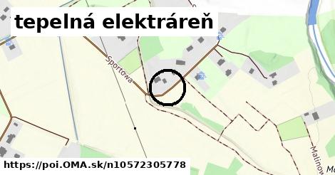 tepelná elektráreň