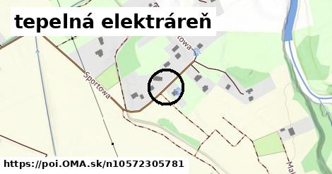 tepelná elektráreň