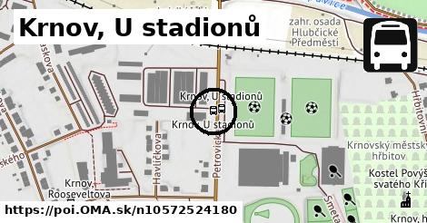 Krnov, U stadionů