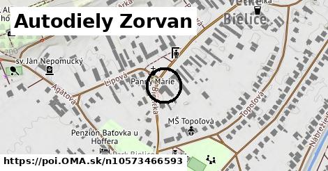 Autodiely Zorvan