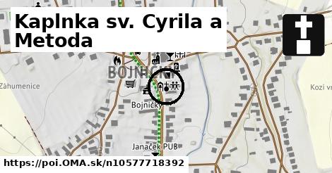 Kaplnka sv. Cyrila a Metoda