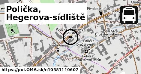 Polička, Hegerova-sídliště