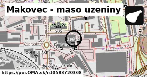 Makovec - maso uzeniny