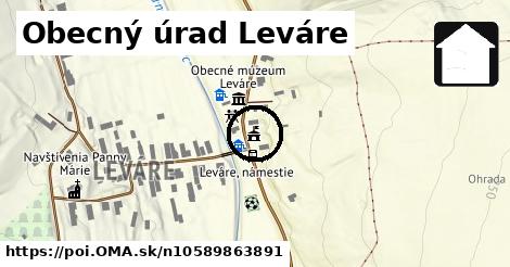 Obecný úrad Leváre