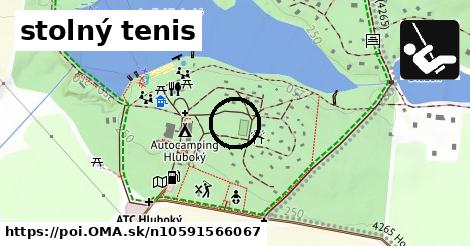 stolný tenis