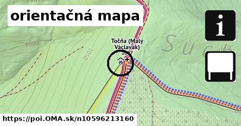 orientačná mapa