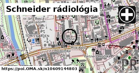 Schneider rádiológia