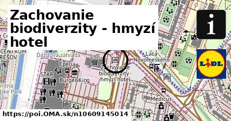 Zachovanie biodiverzity - hmyzí hotel