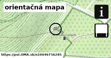 orientačná mapa