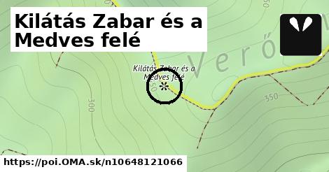 Kilátás Zabar és a Medves felé