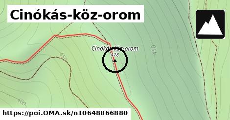 Cinókás-köz-orom