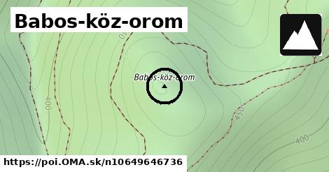 Babos-köz-orom