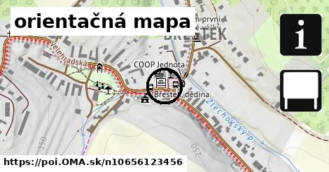 orientačná mapa