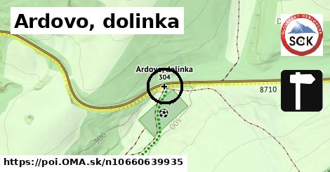 Ardovo, dolinka